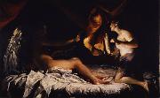 Giuseppe Maria Crespi Cupid and Psyche oil on canvas